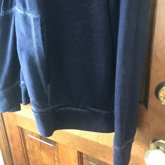 Make + Model Navy Blue Zip-Up Hoodie Jacket & Drawstring Joggers Set Size 3X - Picture 7 of 16